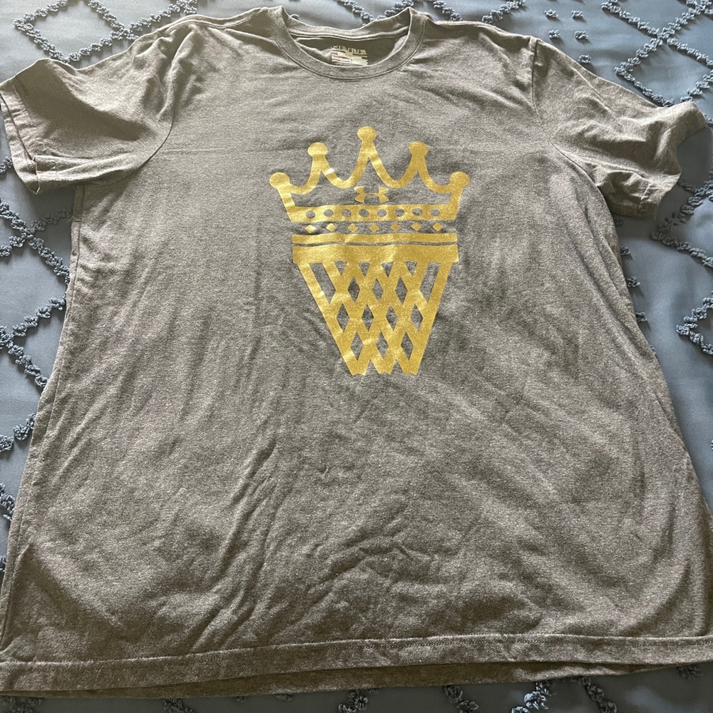 The King LeBron Under Armour Dark Gray T-Shirt